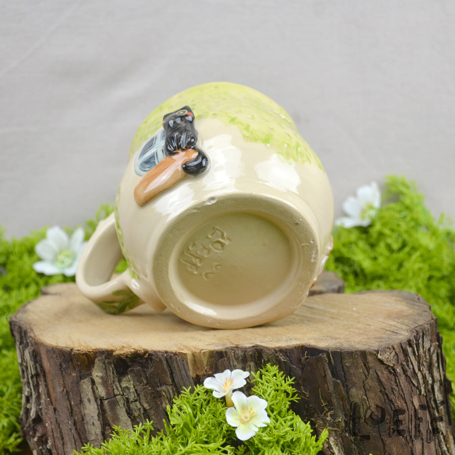 Meadow Mug Blue Door + Black Cat