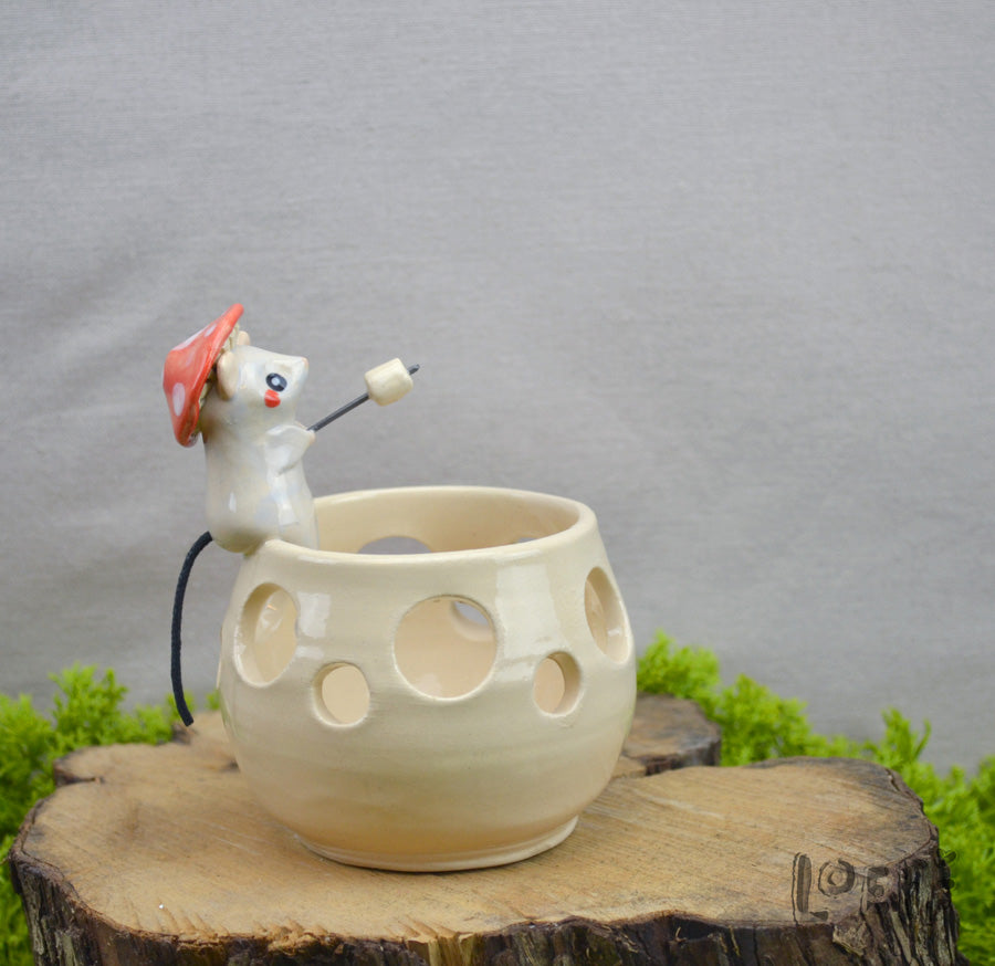 Marshmallow Light Mushroom Mouse 2