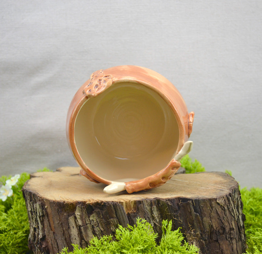 Planter Highland Cow Red Cheeks