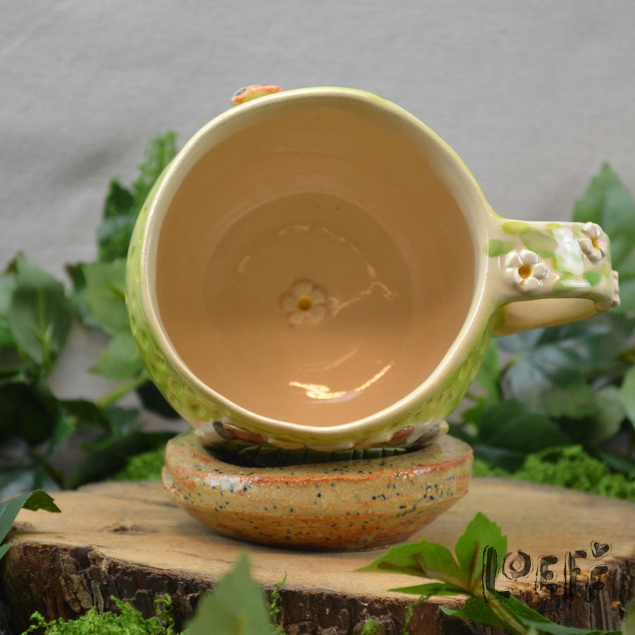 Meadow Mug Concept Green Door Ginger Cat