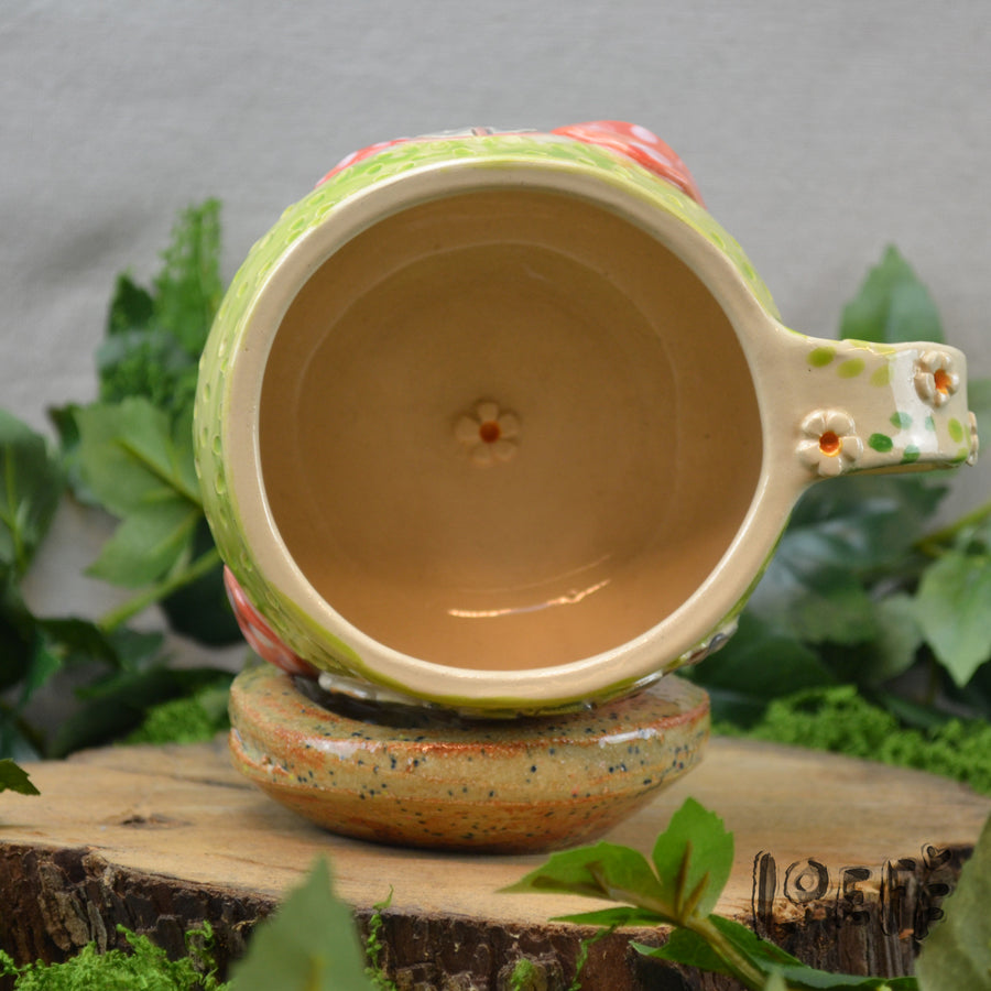 Meadow Mug Red Door Mushrooms