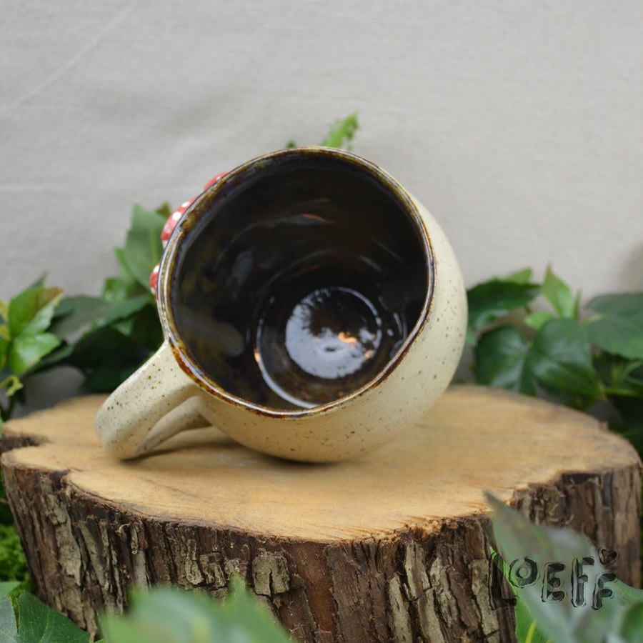 3D Loeff Mug Skull with Mushrooms 1