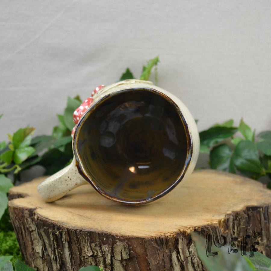 3D Loeff Mug Skull with Mushrooms 2