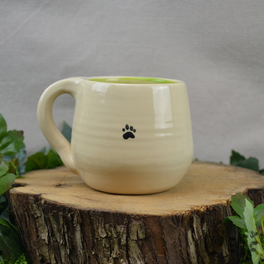 Loeff Mug Cat with Leaf