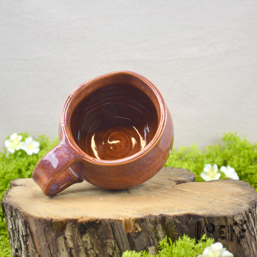 The 3D Loeff Mug Raccoon on Plum