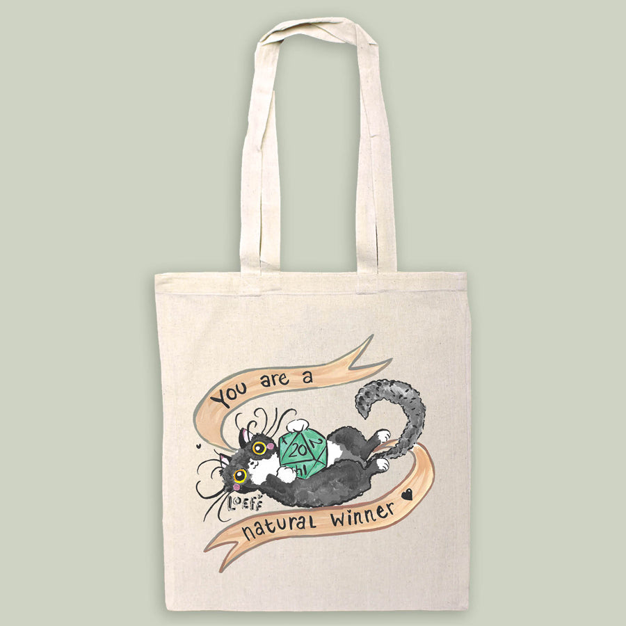 Totebag Natural Winner
