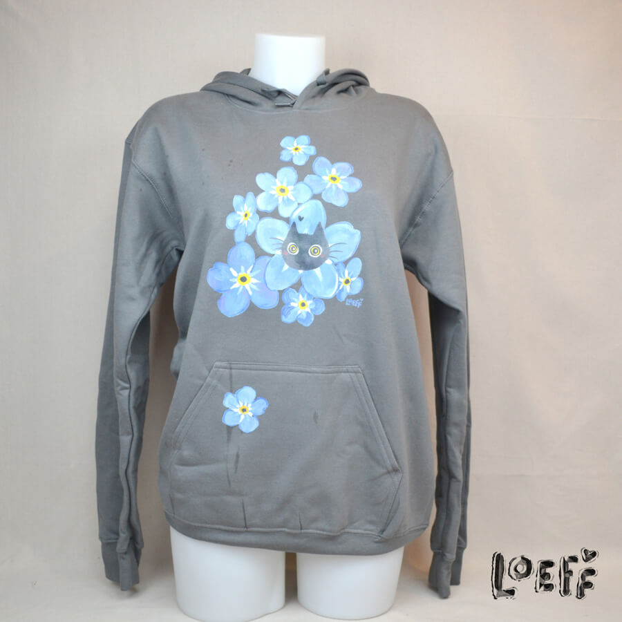 Sweater Forget me Not Cat