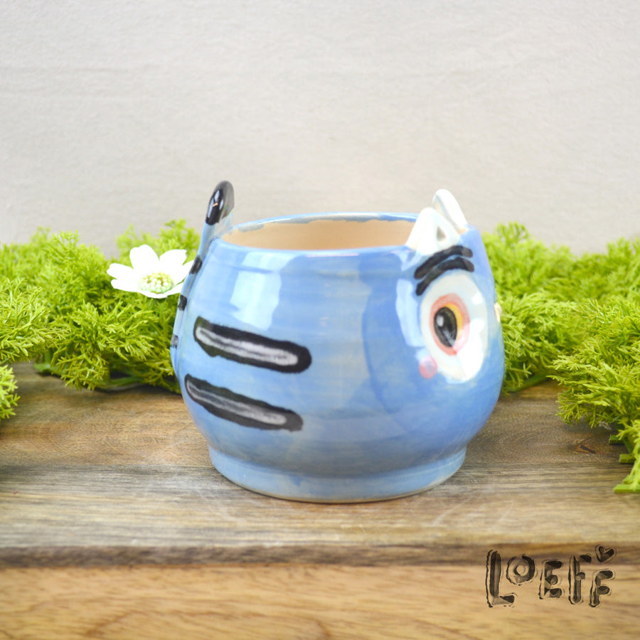 Planter Blue Tiger