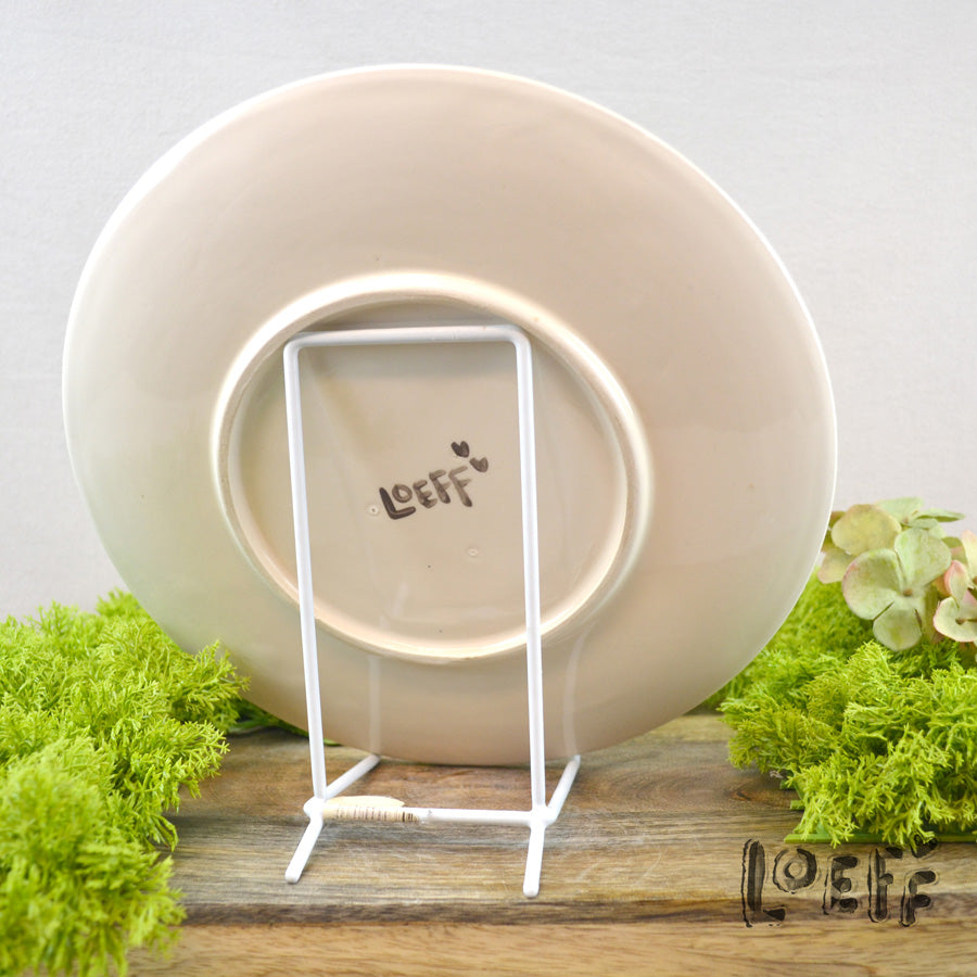 Plate Large Forget Me Not Kitty