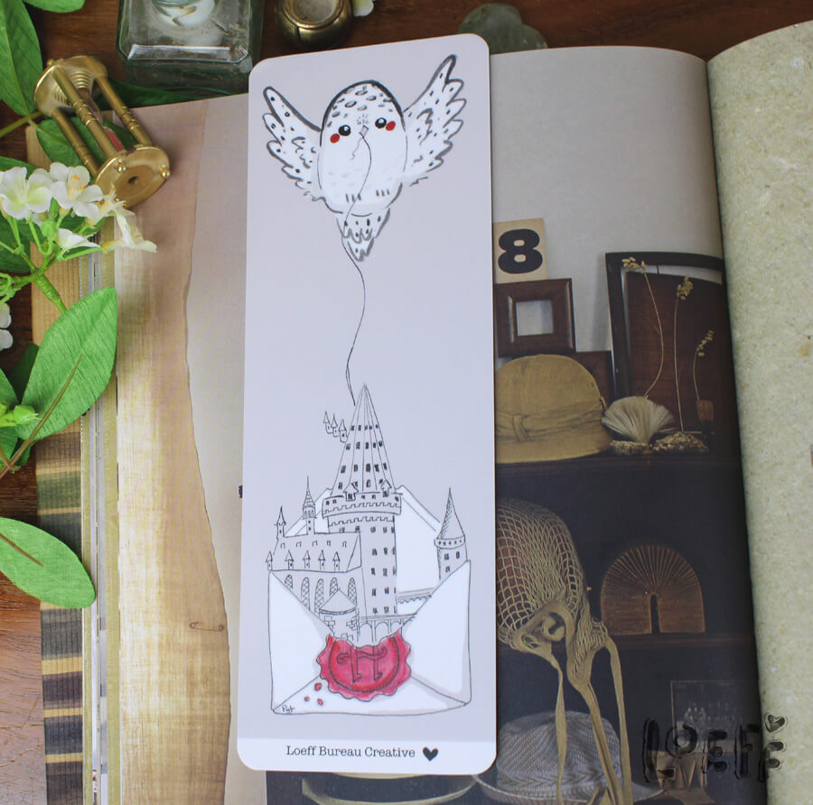 Bookmark Spell Books Two-sided