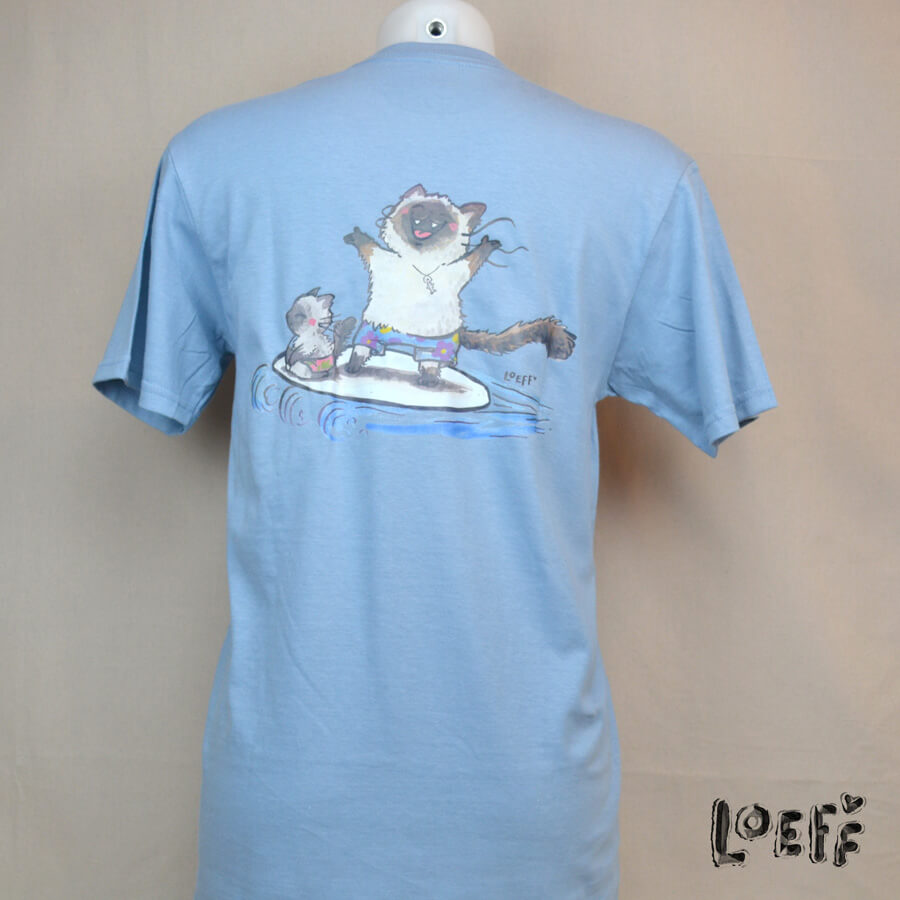 T-Shirt Surfing Kitty