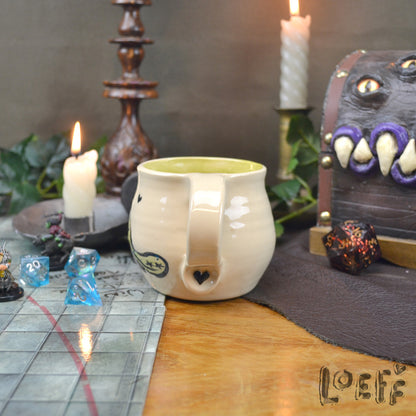 Loeff Mug Cat under Wizard Hat