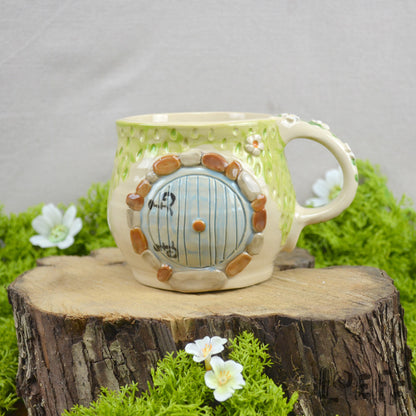 Meadow Mug Blue Door + Black Cat