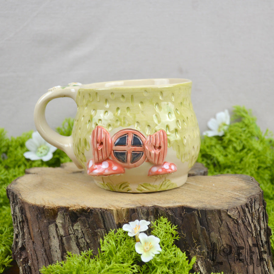Meadow Mug Red Door + Mushrooms