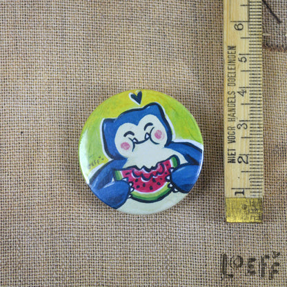 Button Watermelon Lover