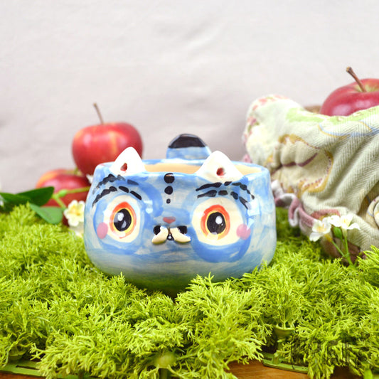Planter Blue Tiger