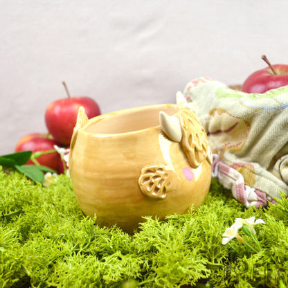 Planter Highland Cow Fringe