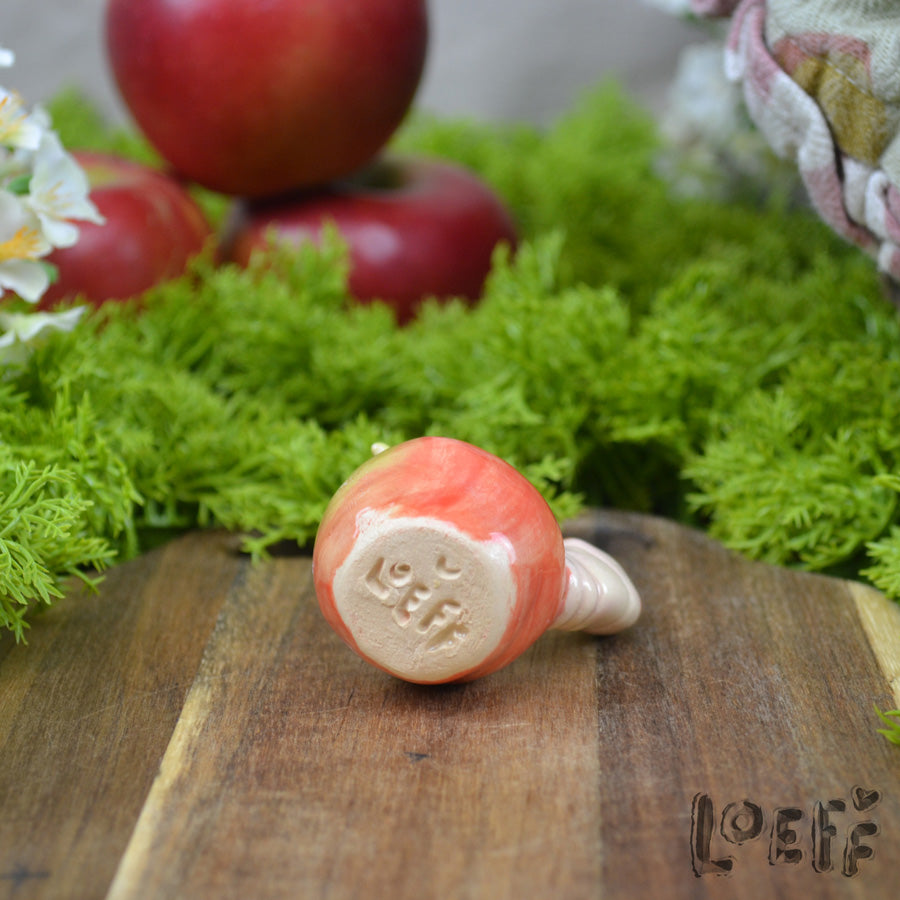 Tiny Apple with Worm