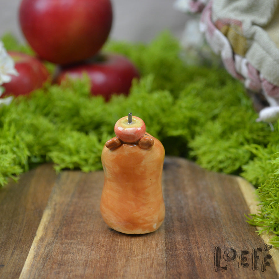Tiny Capybara with Apple 2