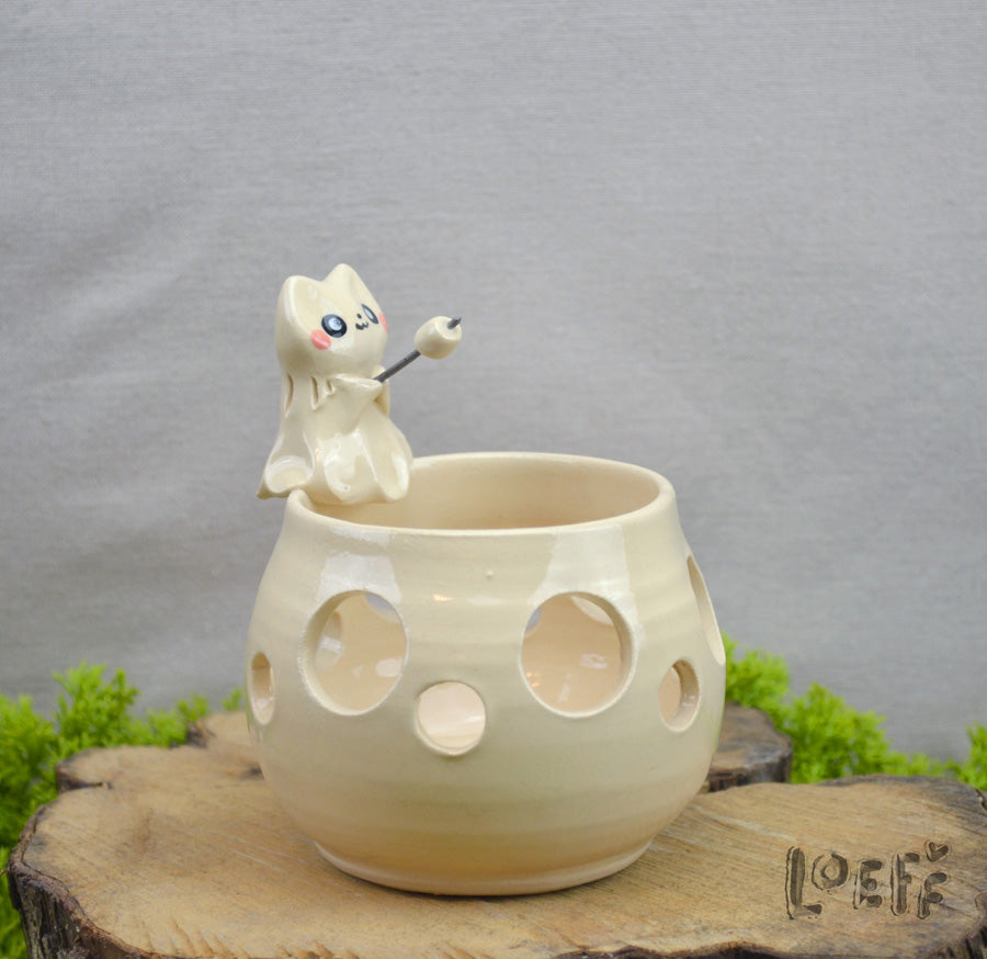 Marshmallow Light Ghost Kitty 2