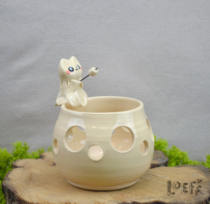 Marshmallow Light Ghost Kitty 2