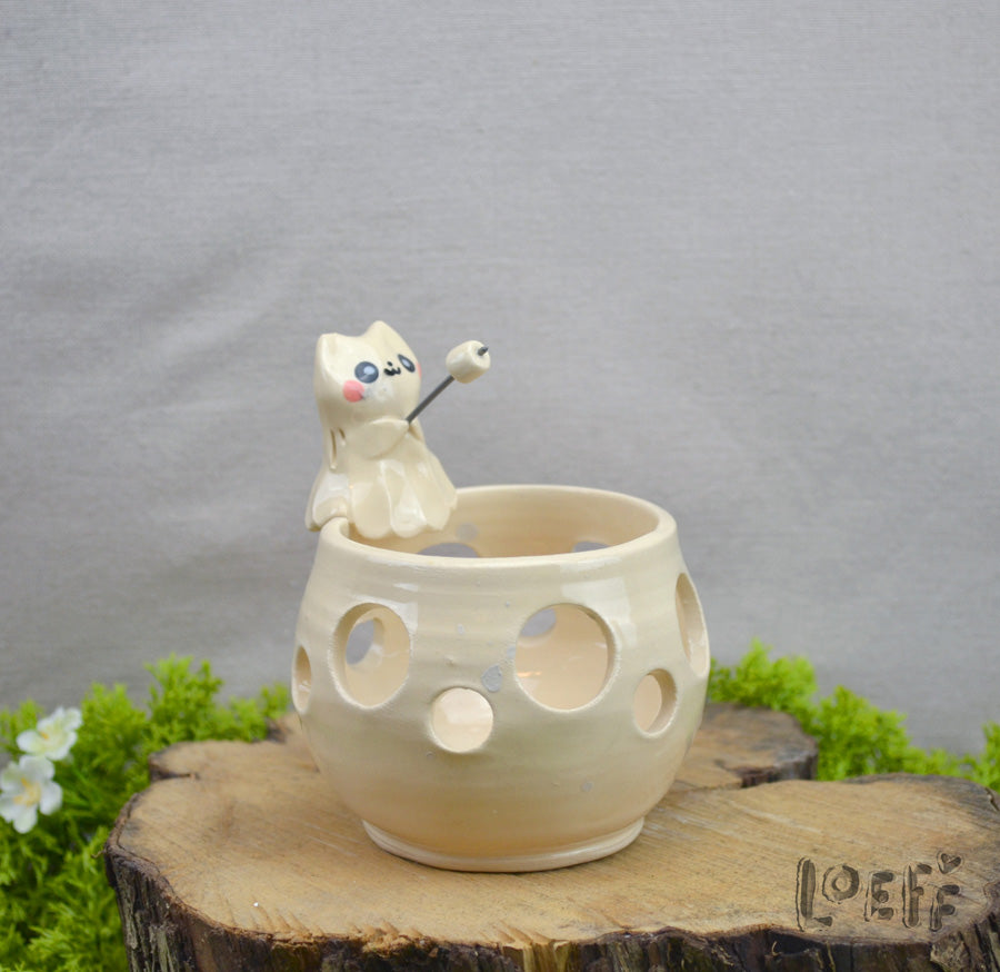 Marshmallow Light Ghost Kitty