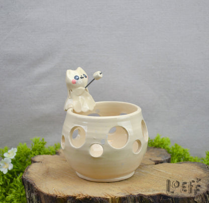 Marshmallow Light Ghost Kitty