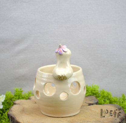Marshmallow Light Flower Goose