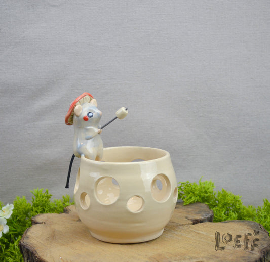 Marshmallow Light Mushroom Mouse