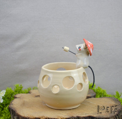 Marshmallow Light Mushroom Mouse 2