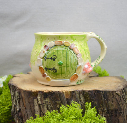 Meadow Mug Green Door + Mushrooms