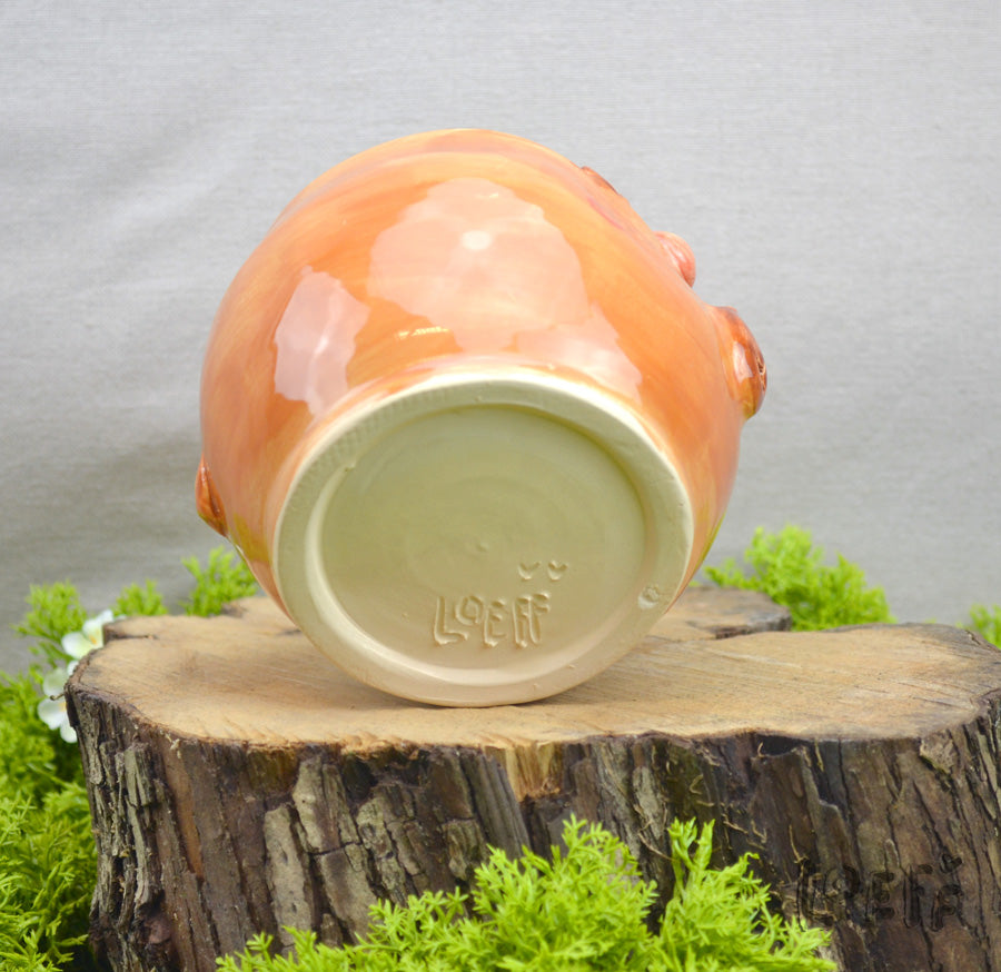 Planter Capybara with Apple