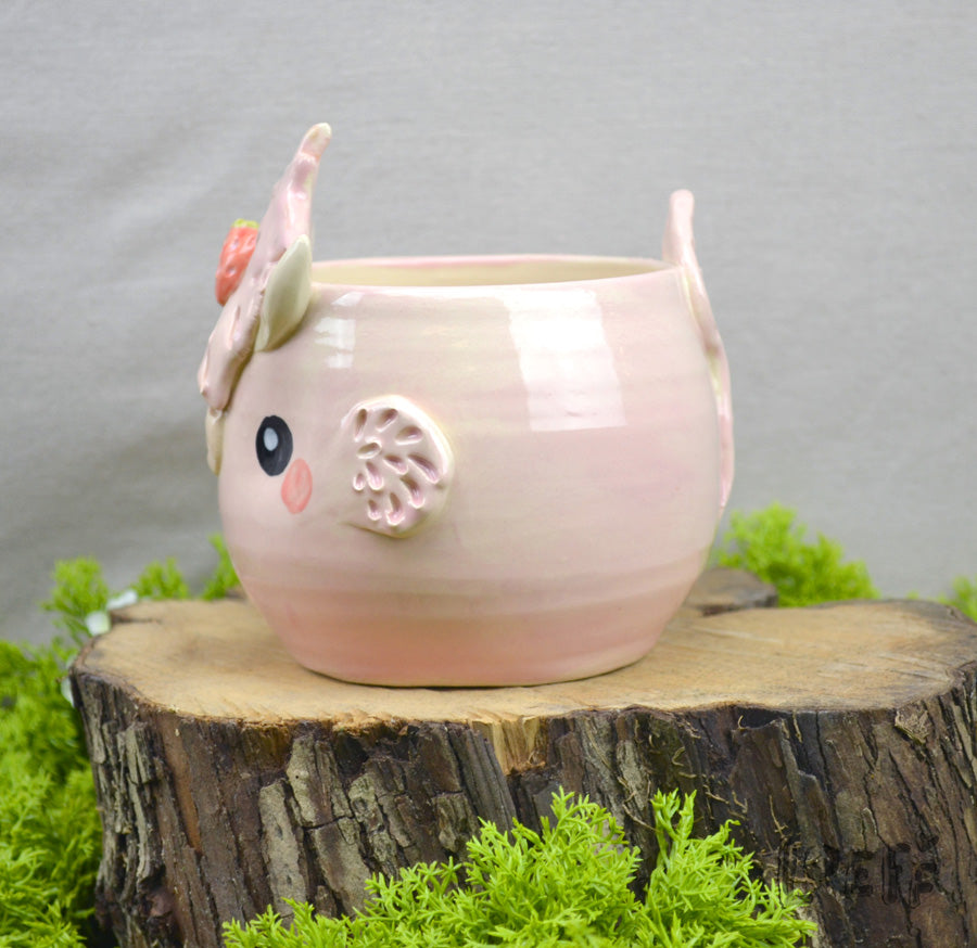 Planter Strawberry Cow