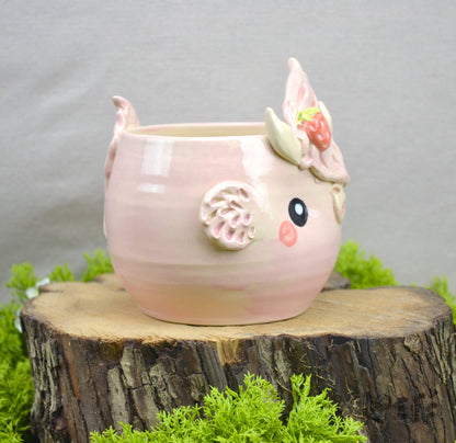 Planter Strawberry Cow