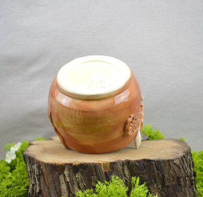 Planter Highland Cow Red Cheeks