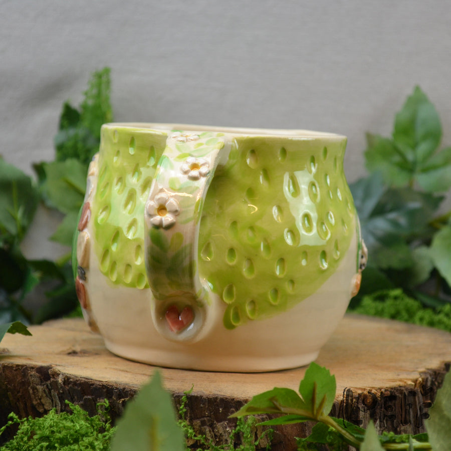 Meadow Mug Dark Green Door Owl
