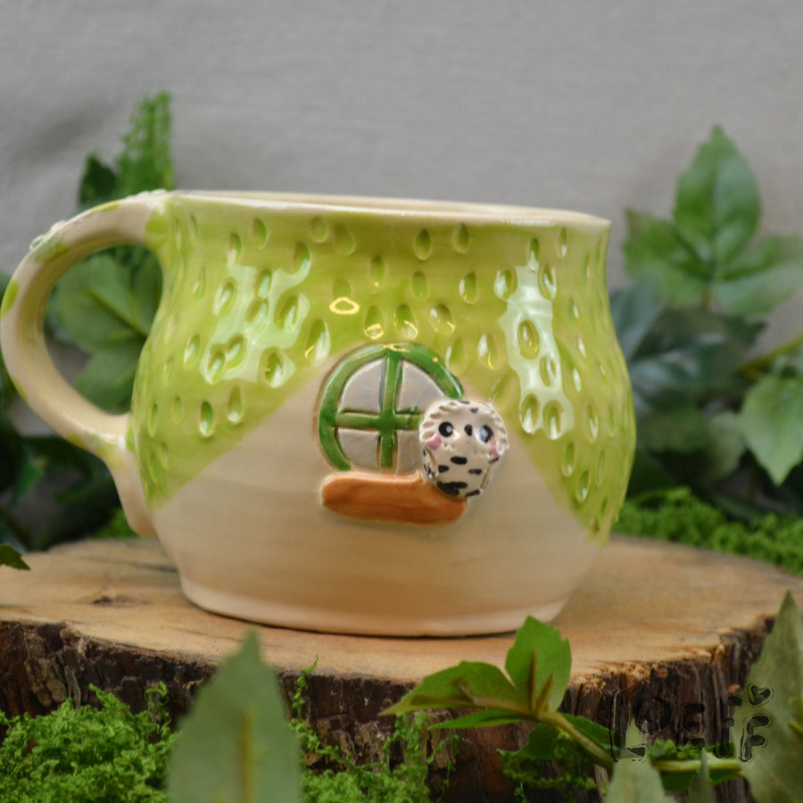 Meadow Mug Dark Green Door Owl