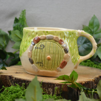 Meadow Mug Concept Green Door Ginger Cat