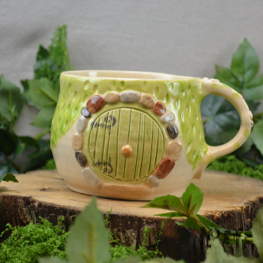 Meadow Mug Concept Green Door Ginger Cat