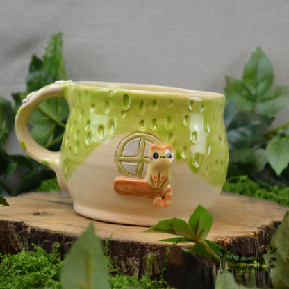 Meadow Mug Concept Green Door Ginger Cat