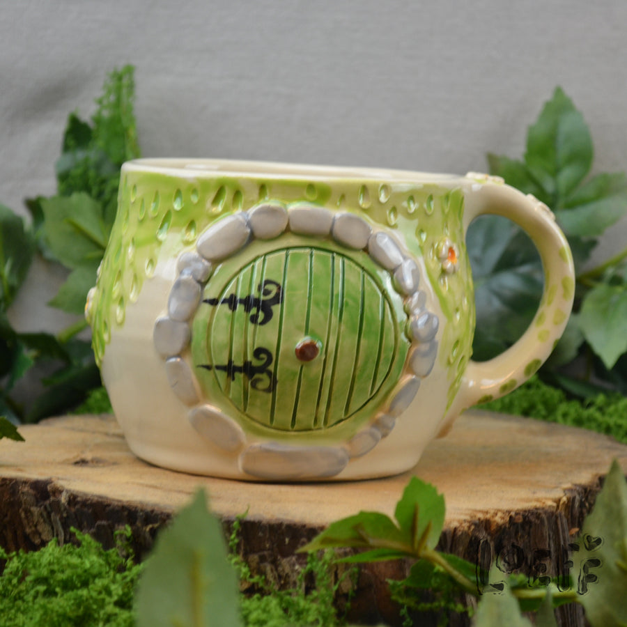 Meadow Mug Green Door Wooden Window