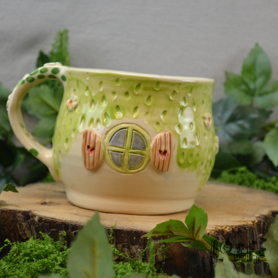 Meadow Mug Light Green Door Wooden Window