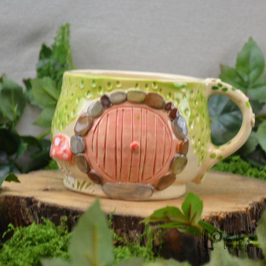 Meadow Mug Red Door Mushrooms