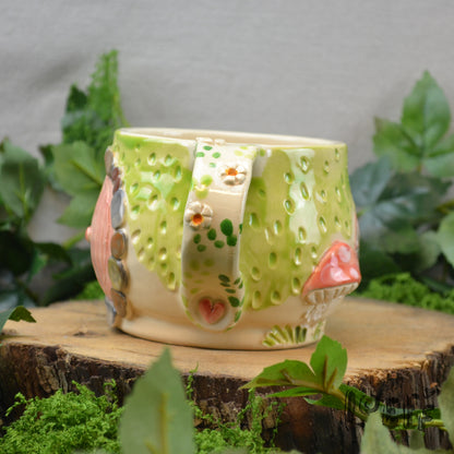 Meadow Mug Red Door Mushrooms