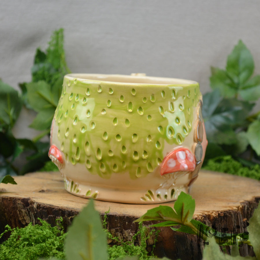 Meadow Mug Red Door Mushrooms