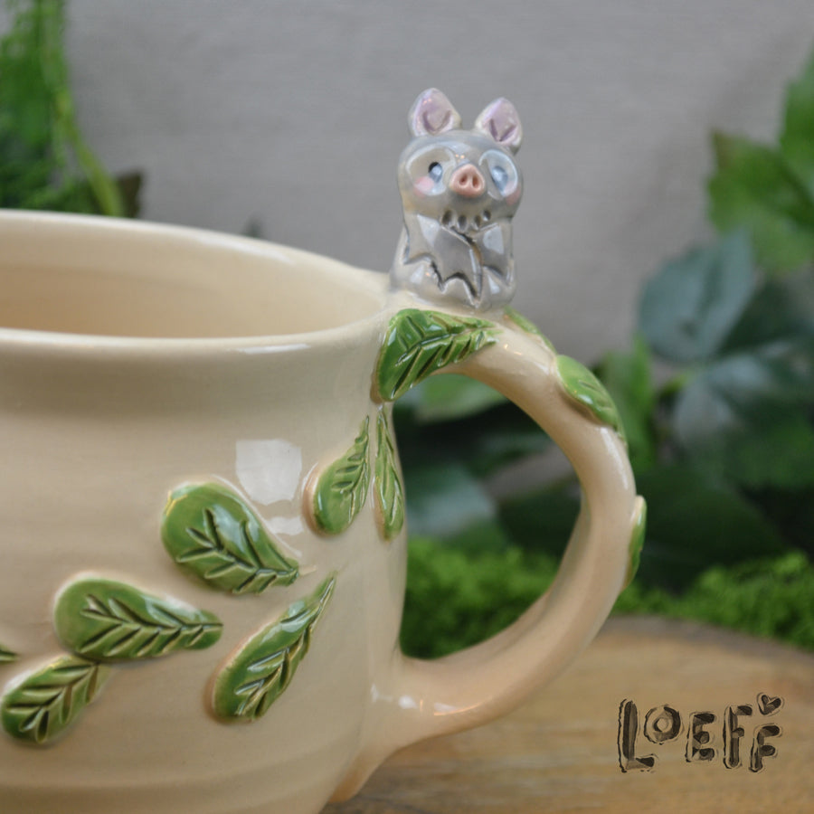 3D Mug with Tiny Bat