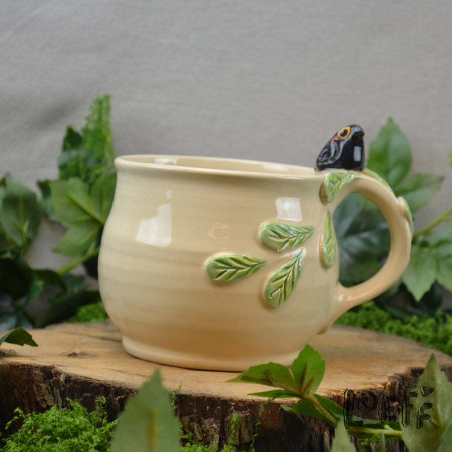 3D Mug with Tiny Crow