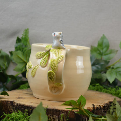 3D Mug with Tiny Dragon Blue