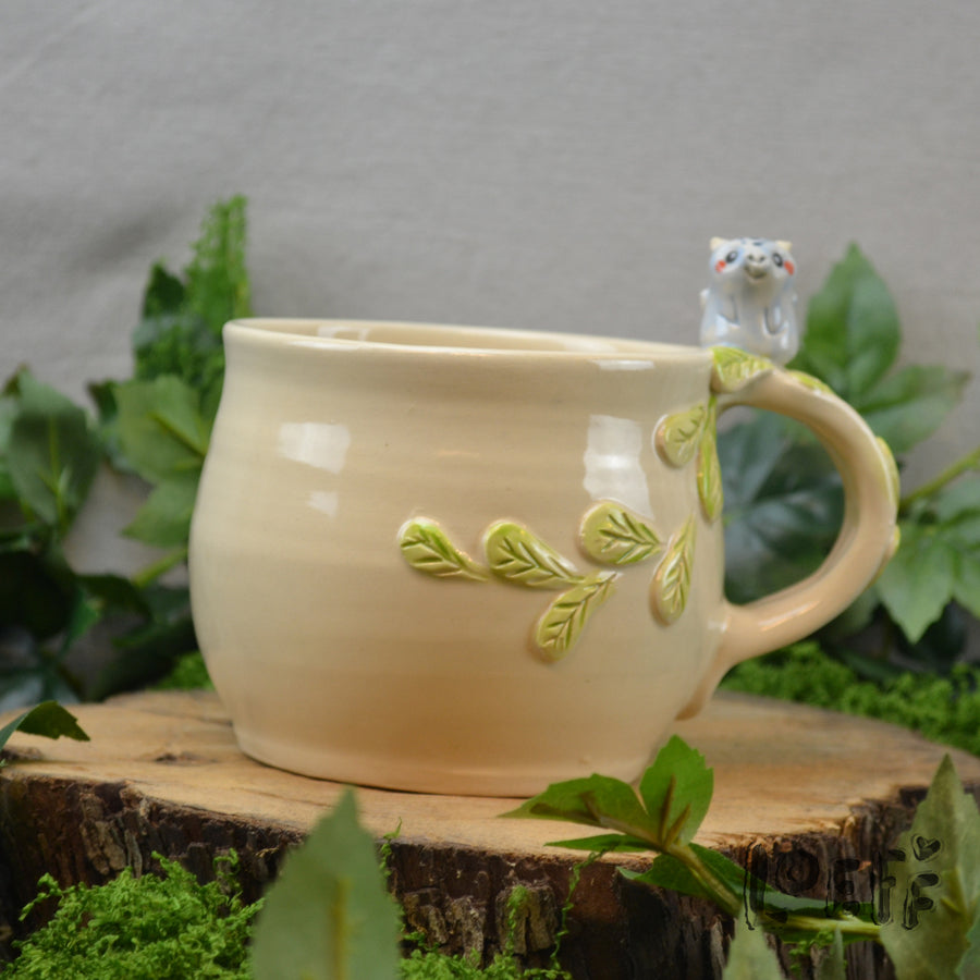 3D Mug with Tiny Dragon Blue