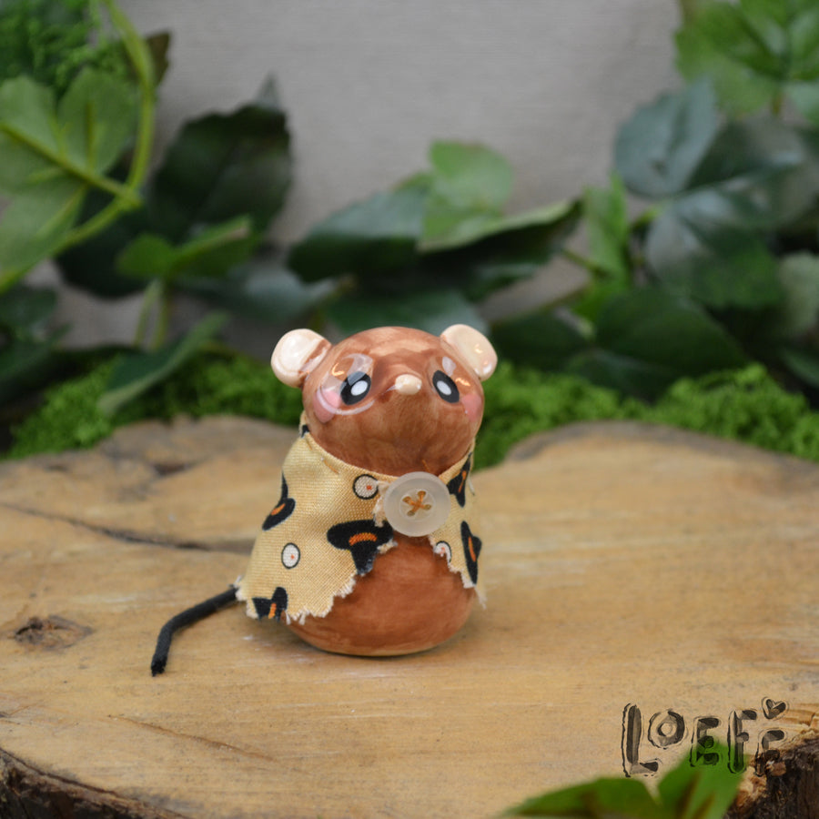 Tiny Mouse with Cape Brown